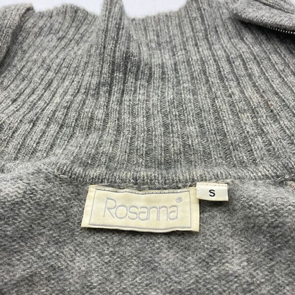 Vintage Rosanna 100% Pure Wool Women’s Grey Sweater Size S - Picture 6 of 8